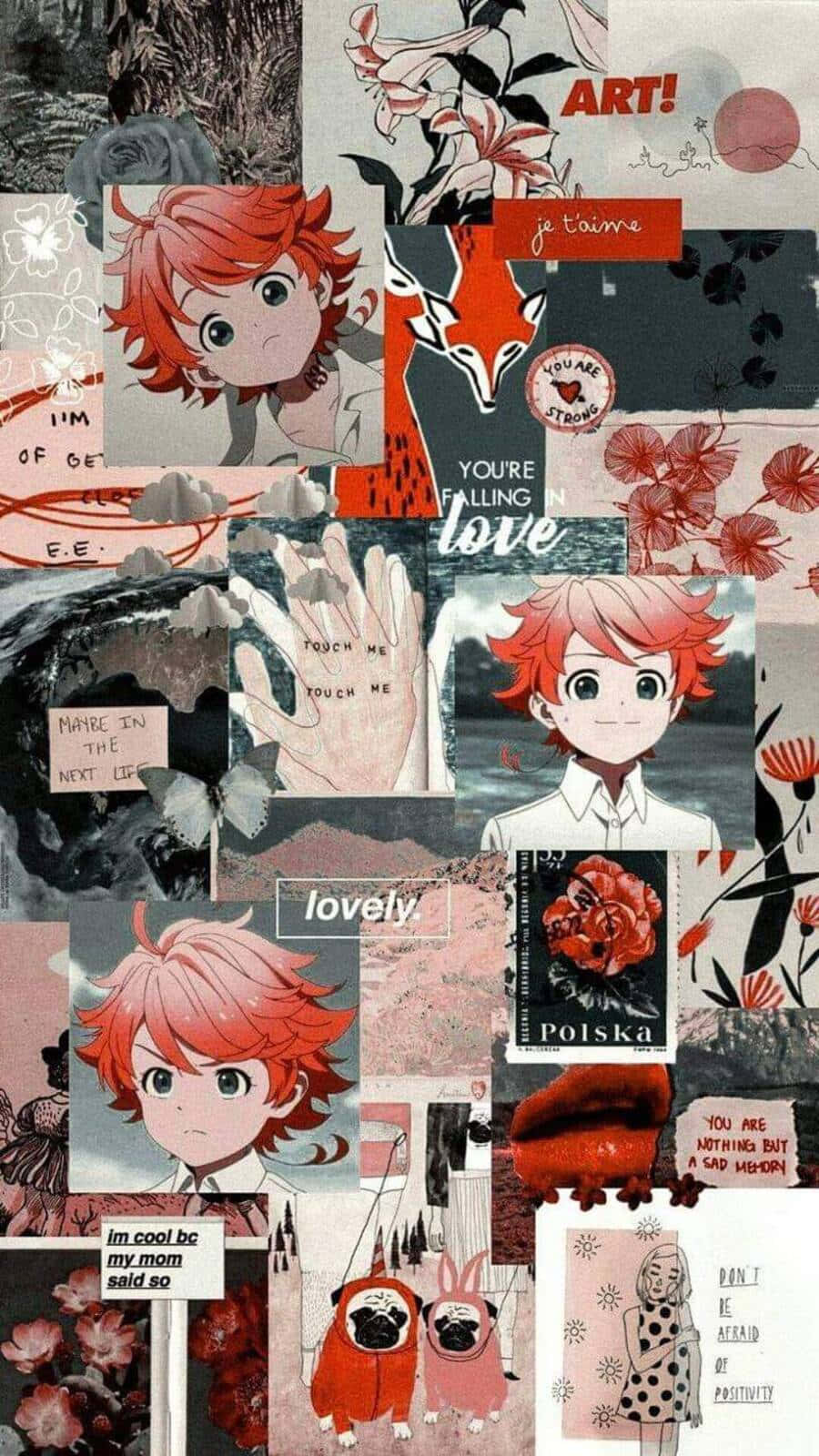Emma from The Promised Neverland contemplating a plan for escape. Wallpaper