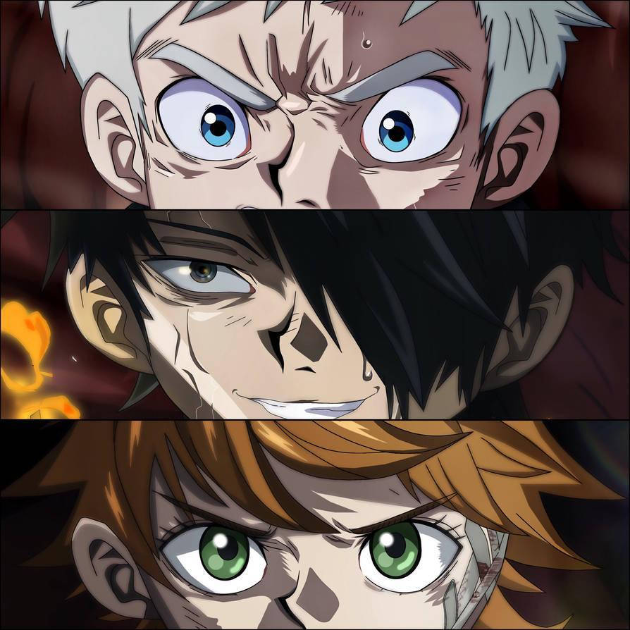 The Promised Neverland Fearless Protagonists Wallpaper