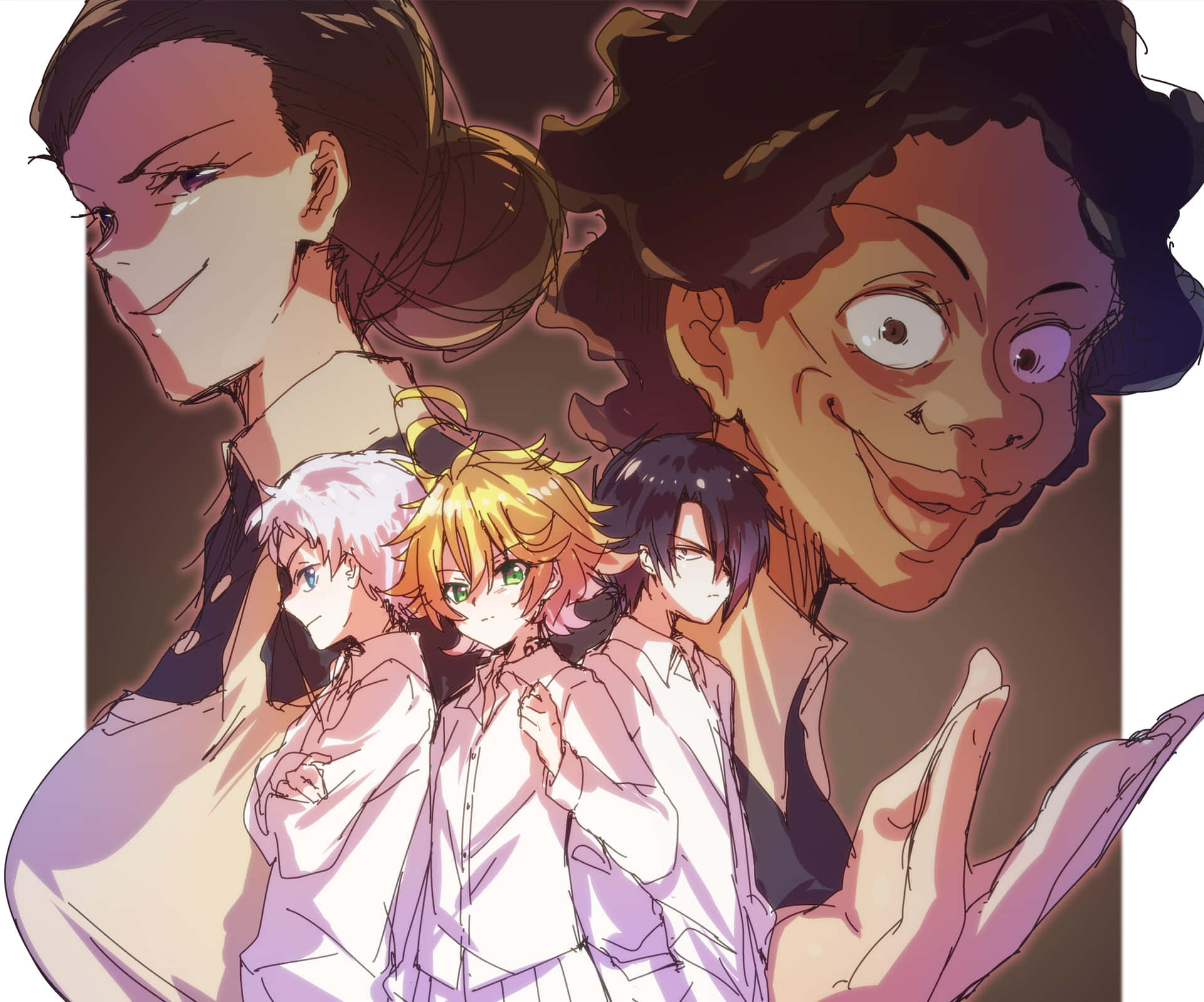 The Promised Neverland's Krone - Intent Stare Wallpaper