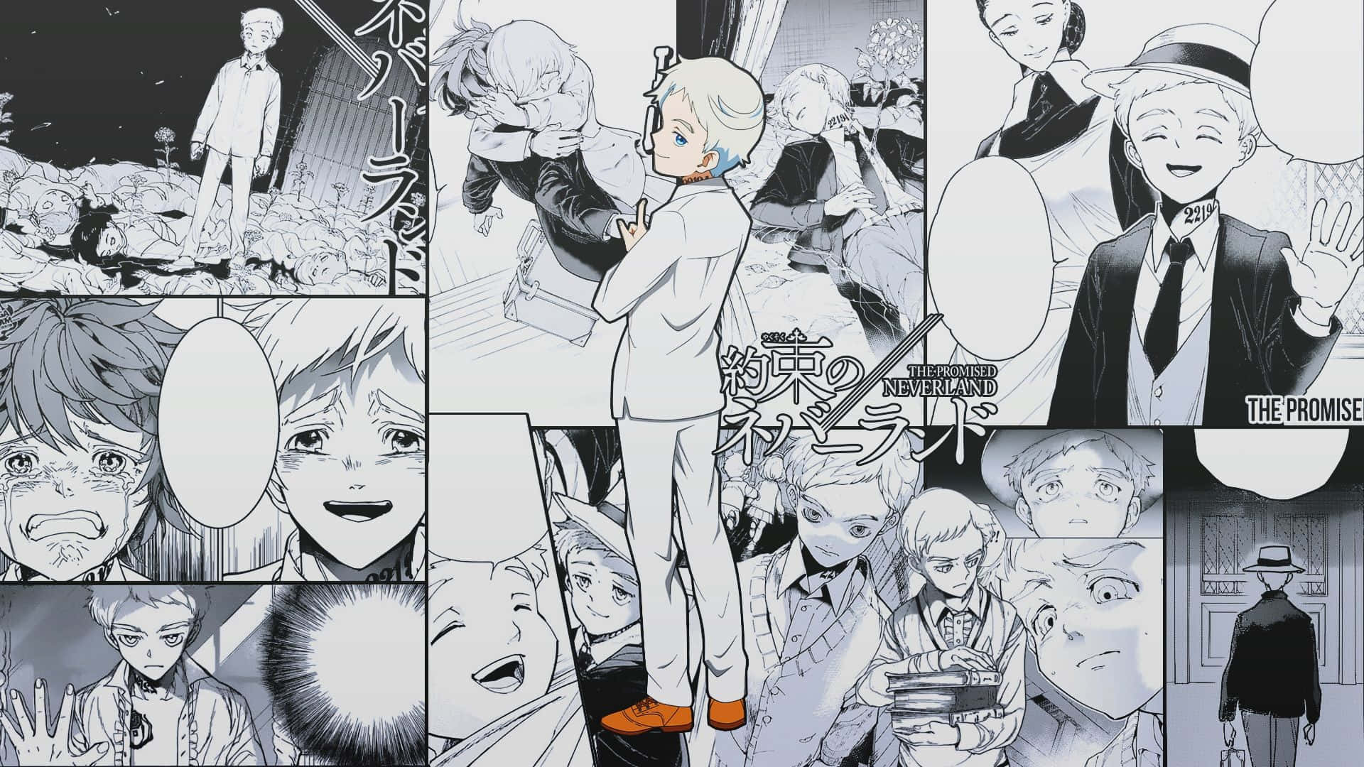 Norman from The Promised Neverland standing strong Wallpaper