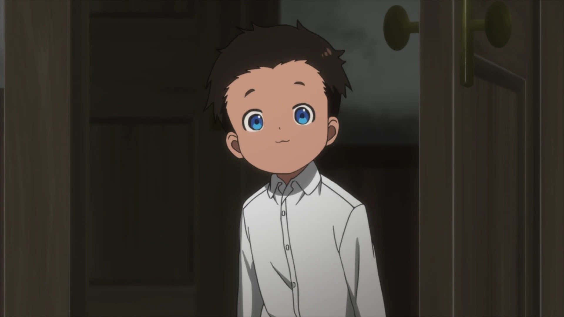 The Promised Neverland - Phil Smiling Wallpaper