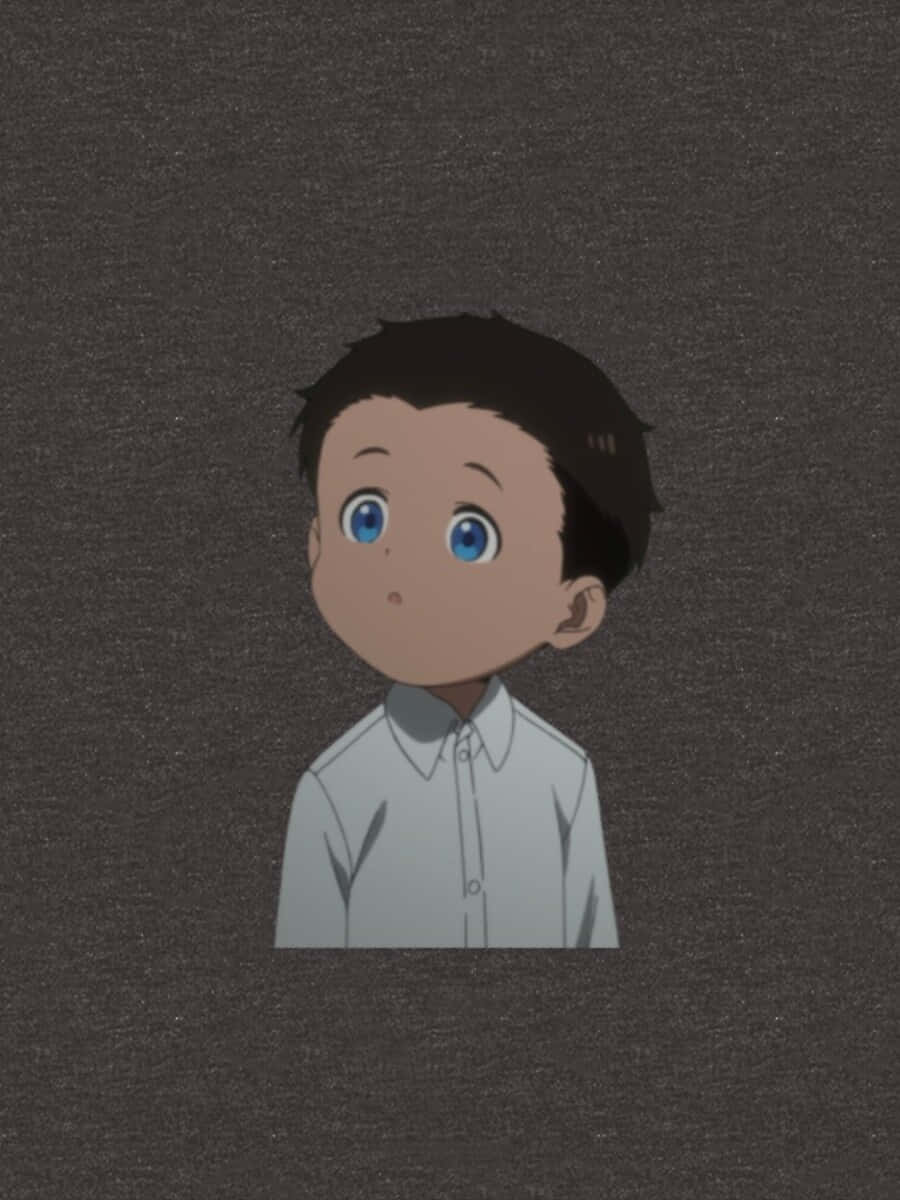 Phil from The Promised Neverland Smiling Wallpaper