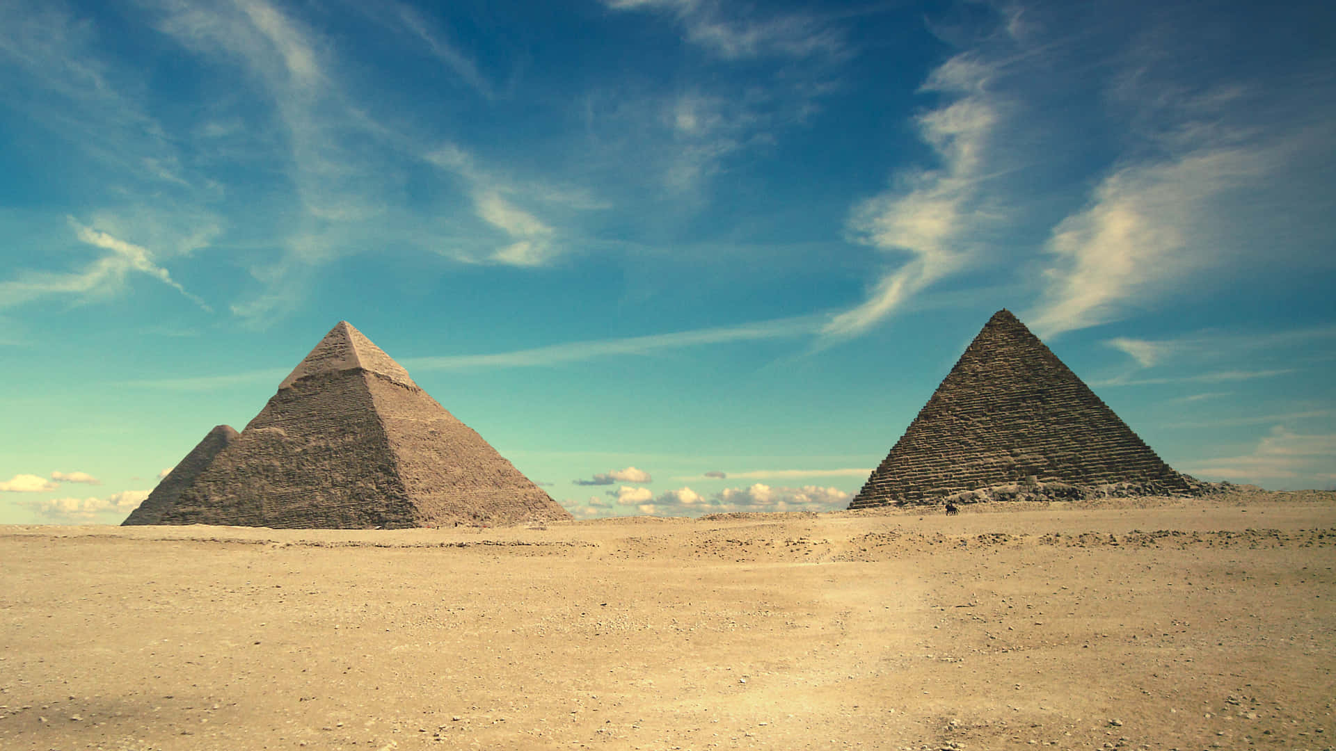 Laspirámides En Giza, Egipto. Fondo de pantalla