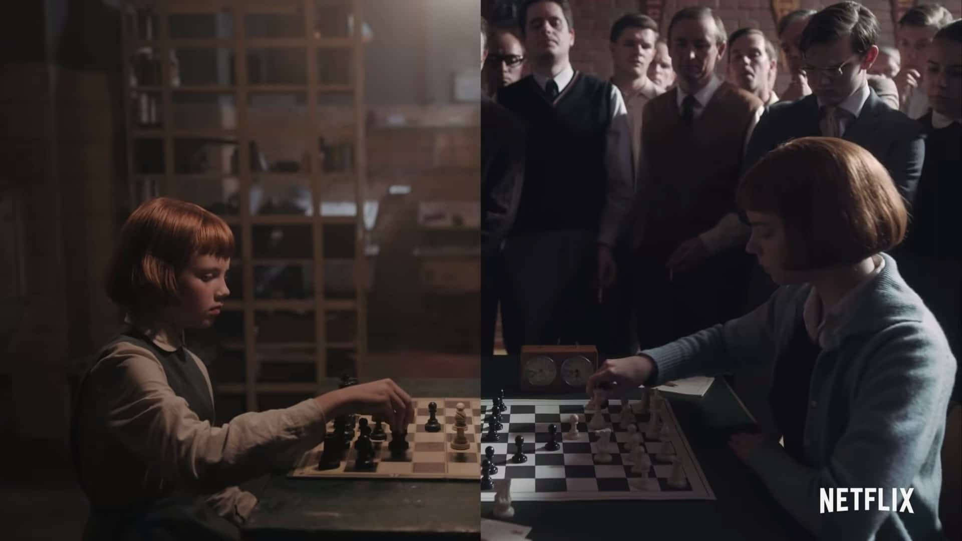The beauty and complexity of the game of chess-inspired Netflix show, The Queen's Gambit Wallpaper