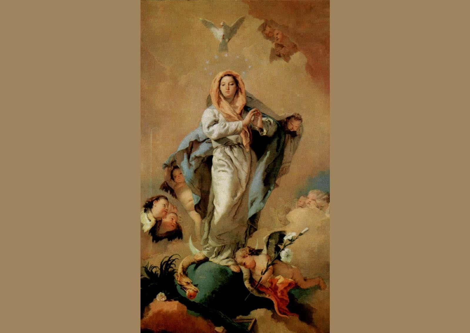 The Radiant Glow Of The Immaculate Conception. Wallpaper