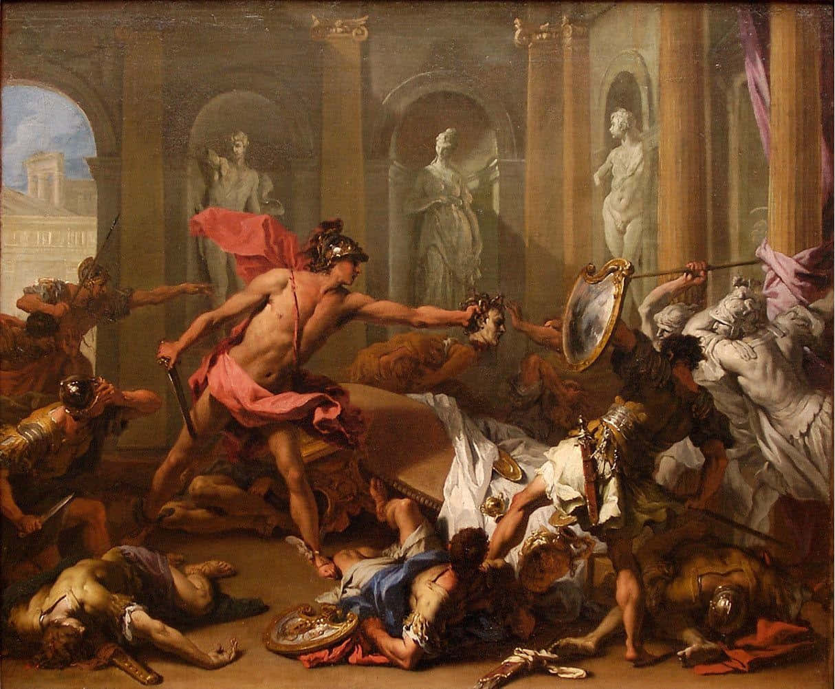 The_ Rage_of_ Achilles_by_ Charles Antoine_ Coypel Wallpaper