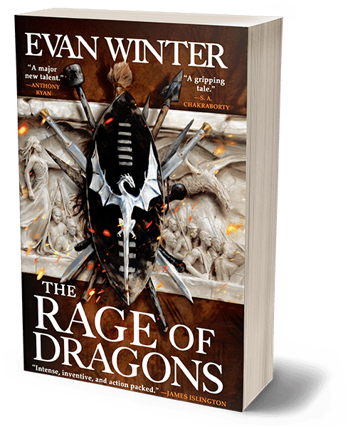 The Rageof Dragons Book Cover PNG
