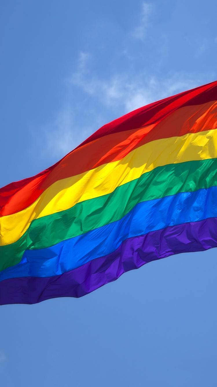 The Rainbow Pride Flag Background