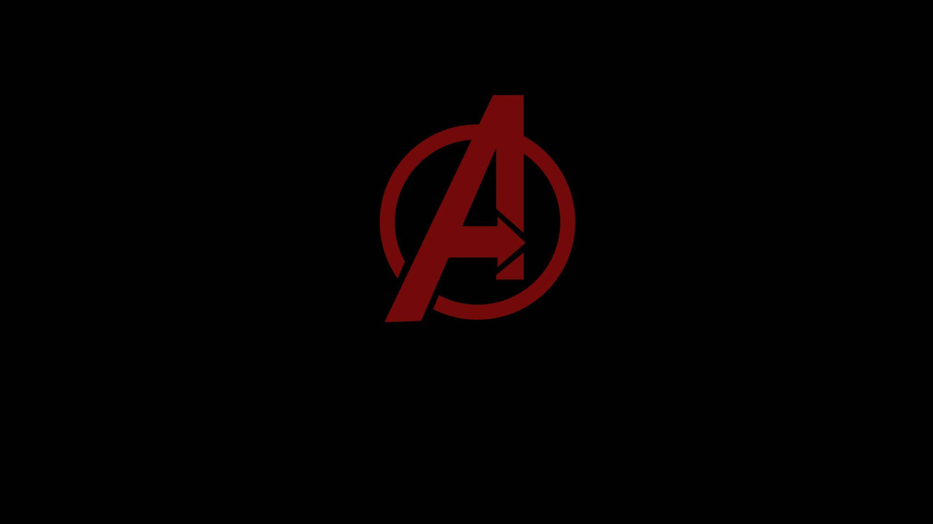 The Red Avengers Logo Wallpaper