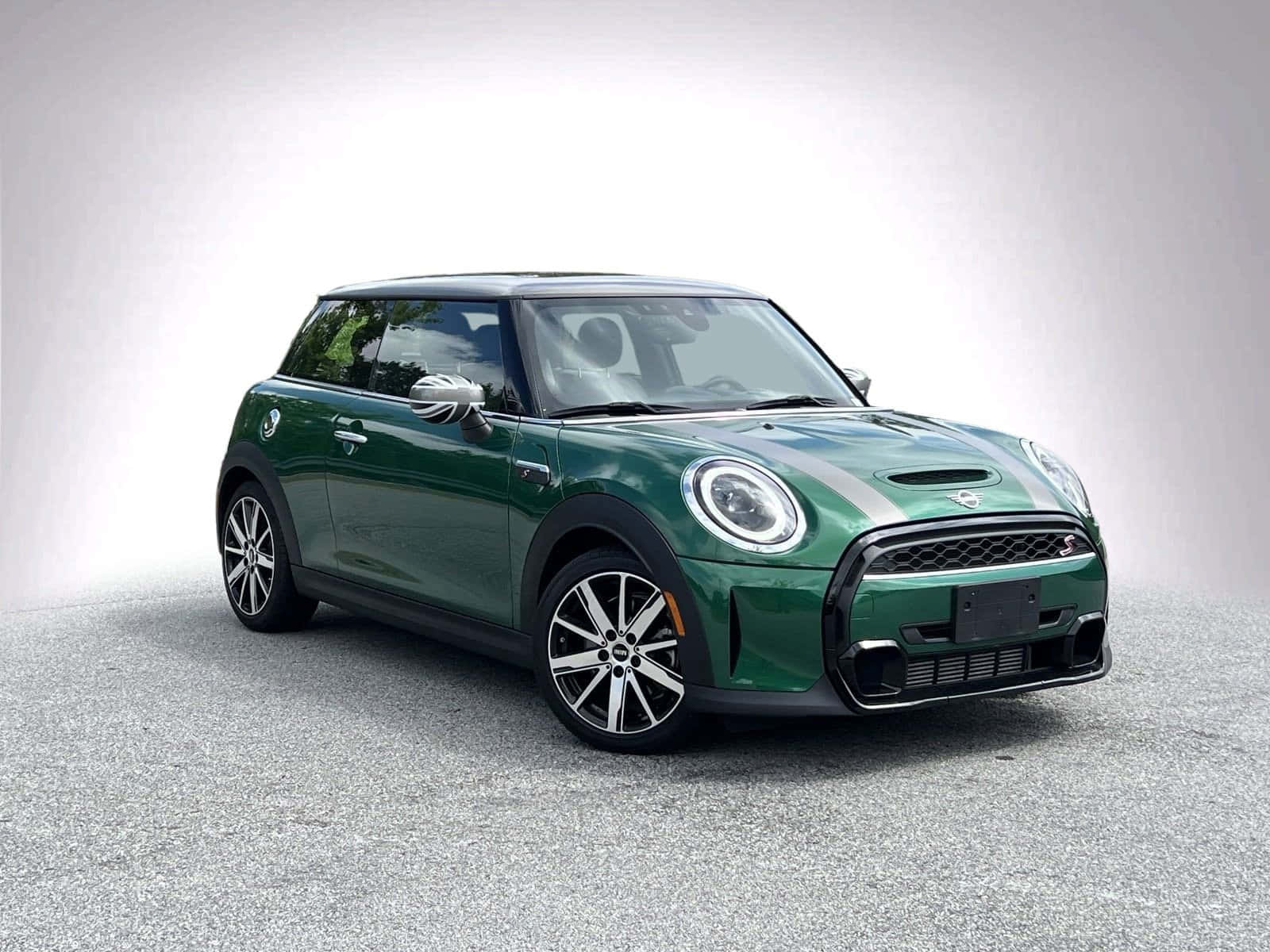 De Rode Dynamische Mini Cooper Hardtop 2 Deurs Achtergrond