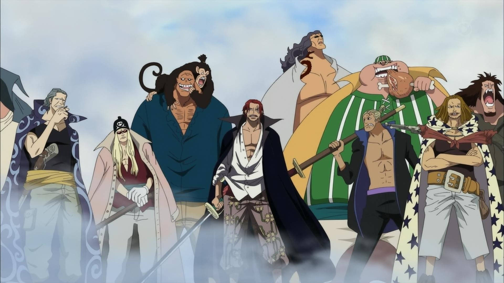 Download The Red Hair Pirates And Shanks Wallpaper 