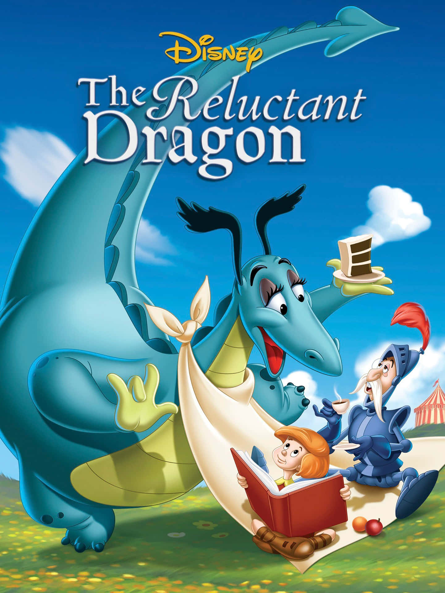 The Reluctant Dragon Vertical Poster Wallpaper