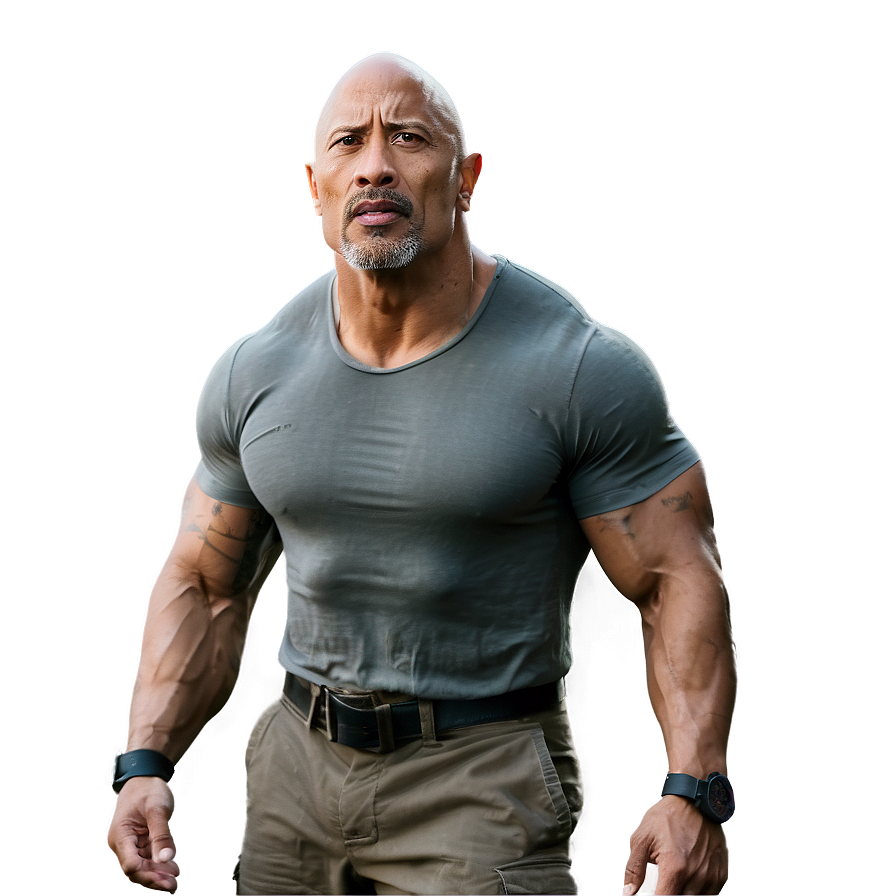 The Rock In Action Scene Png Jqh47 PNG