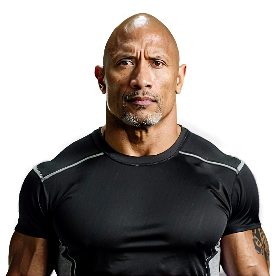 Download The Rock In Football Gear Png Rrv77 | Wallpapers.com