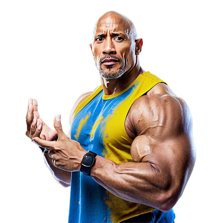 Download The Rock In Gym Png 21 | Wallpapers.com