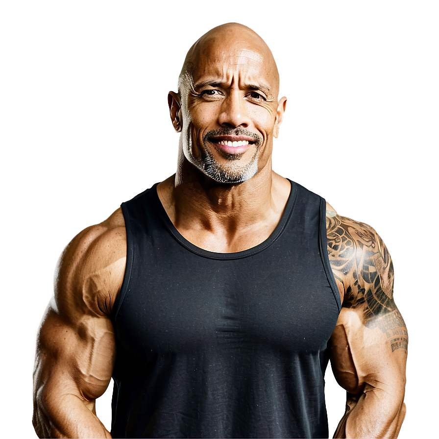 Download The Rock In Gym Png 45 | Wallpapers.com