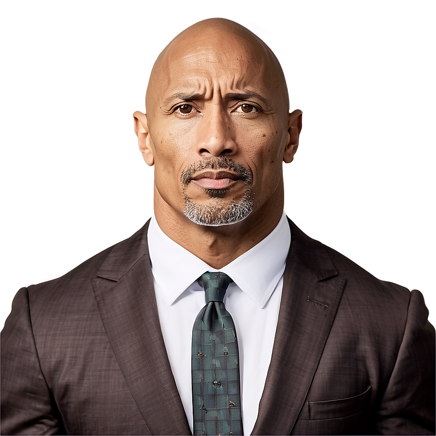 The Rock In Suit Png Epk PNG