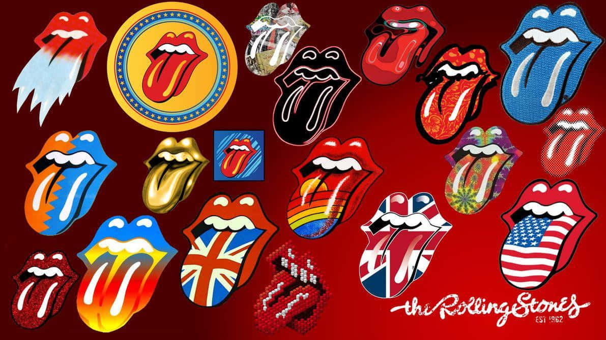 Lalengua Afuera De The Rolling Stones. Fondo de pantalla