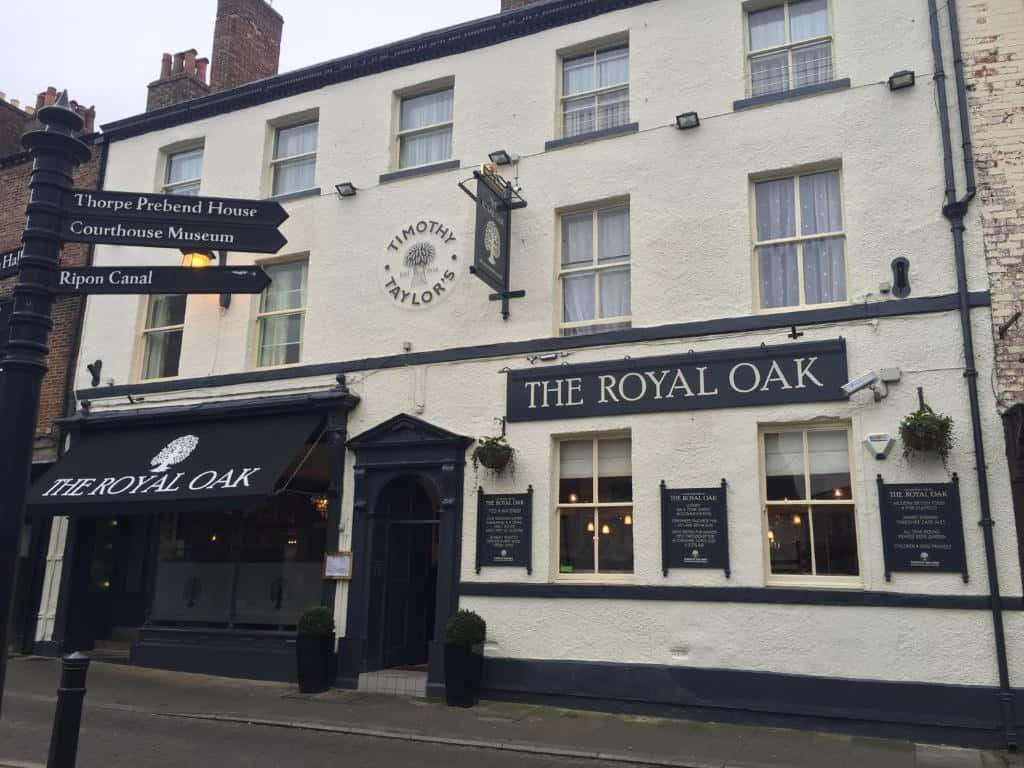 The Royal Oak Pub Ripon Wallpaper