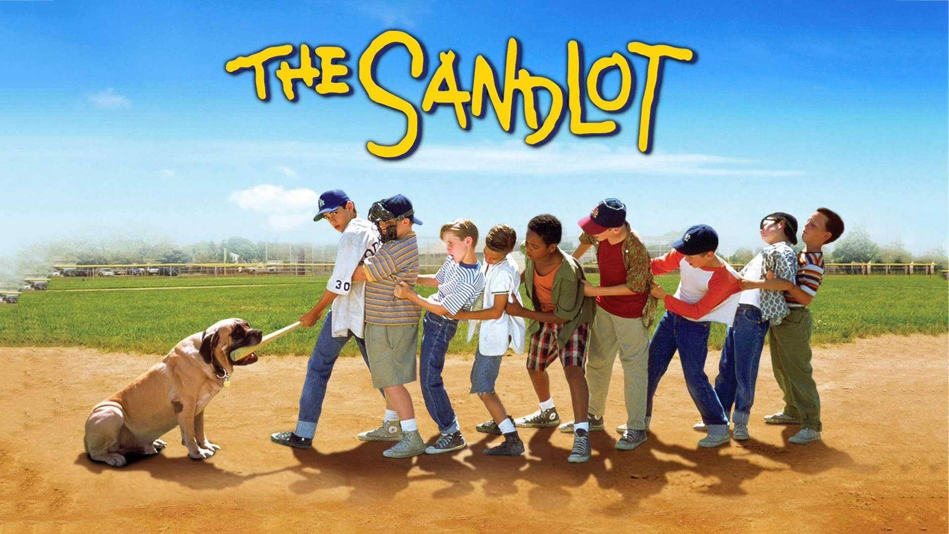 Det Sandlot Movie Poster Wallpaper