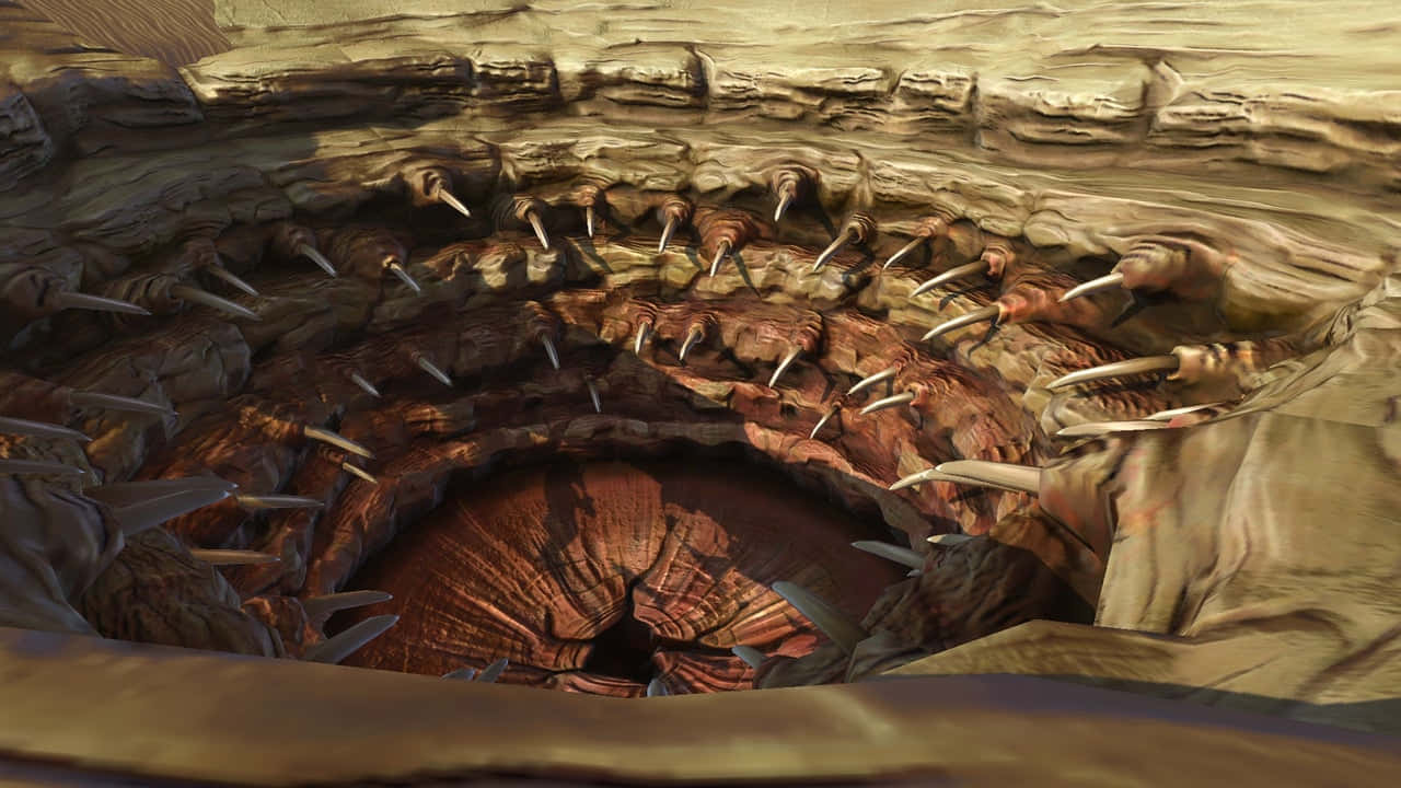 Beware the Fear-Inducing Sarlacc Pit Wallpaper