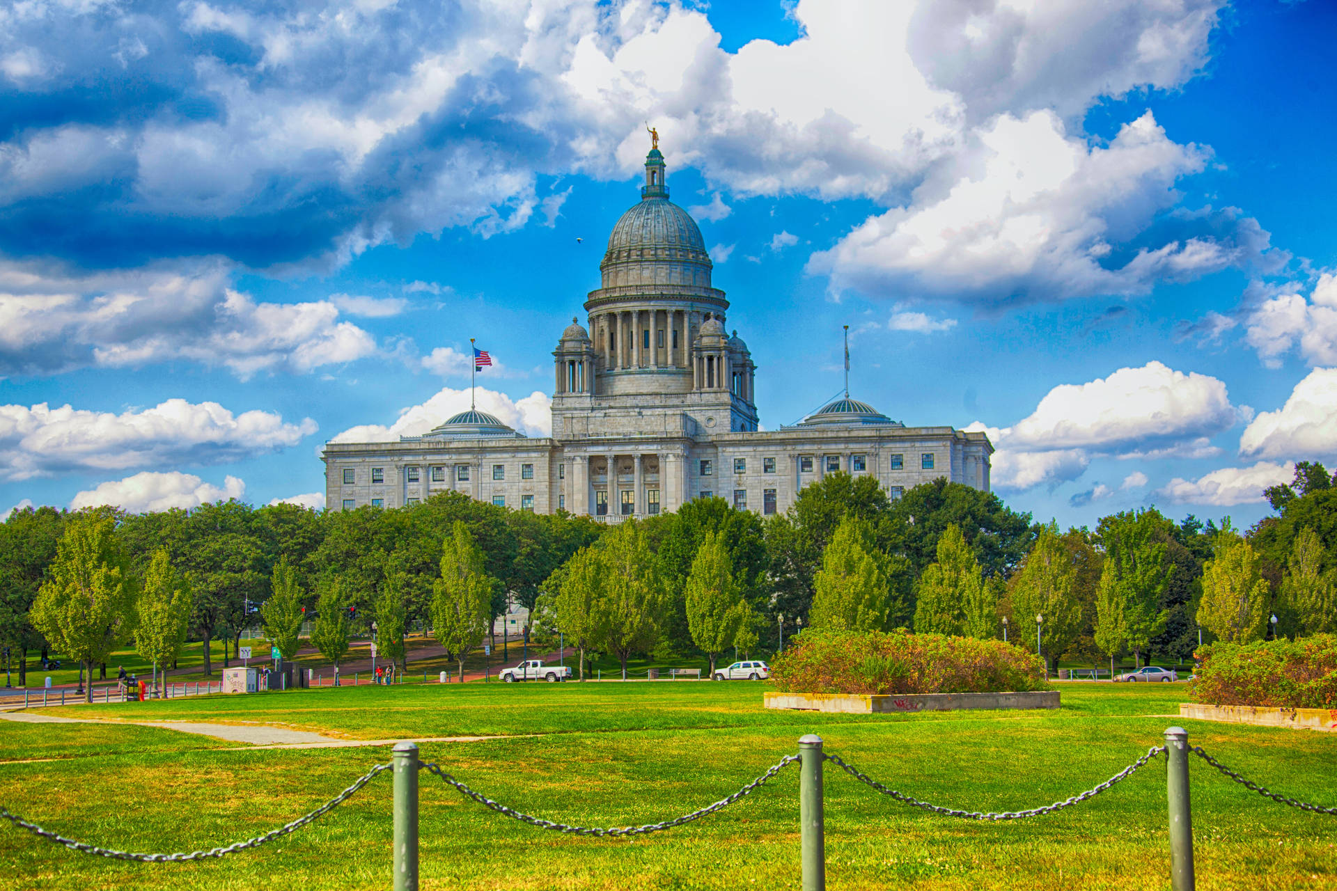 The Scenic Rhode Island State House Wallpaper