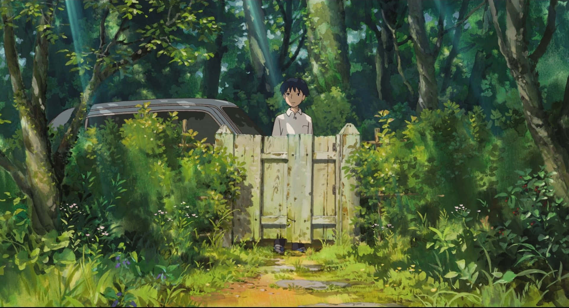 Arrietty and Shawn in the magical world of The Secret World of Arrietty Wallpaper