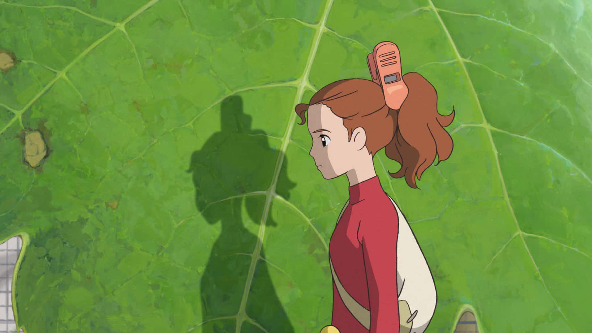 Arrietty and her family in their hidden world Wallpaper