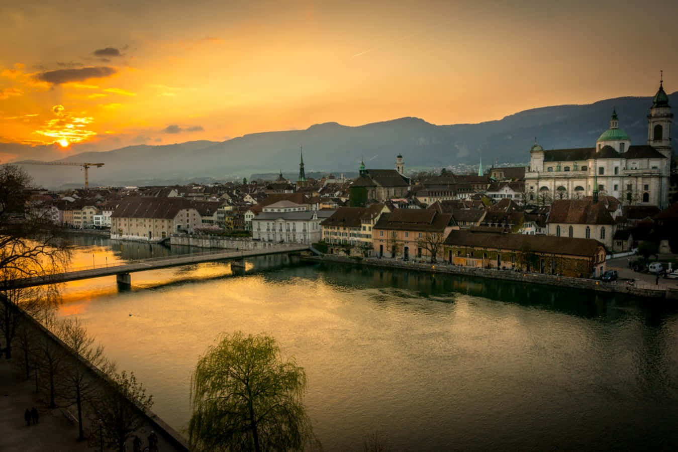 The Serene Beauty Of Solothurn, Switzerland Wallpaper