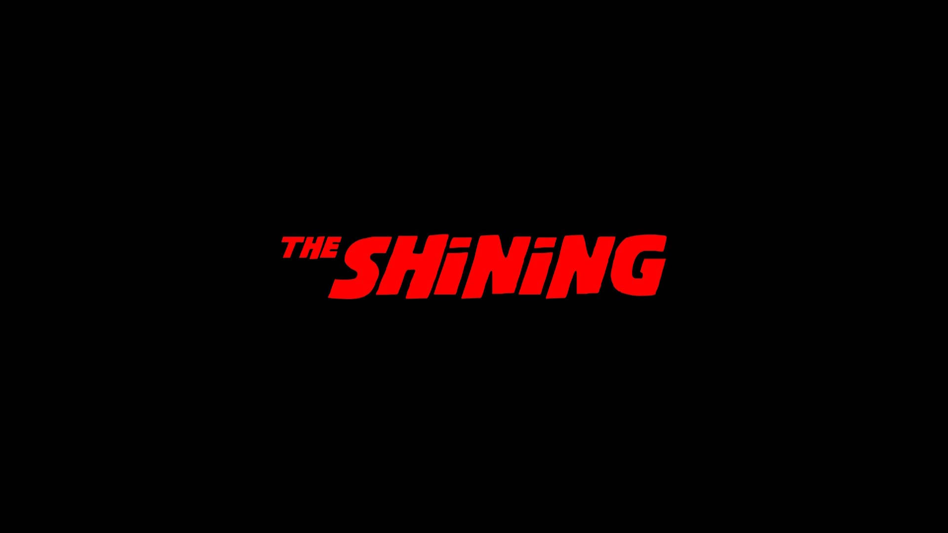The Shining Text Poster Wallpaper