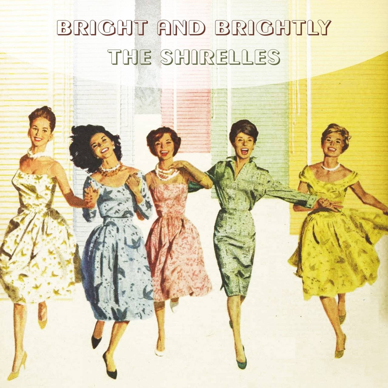 The Shirelles Posed for Bright and Brightly Album Cover Wallpaper