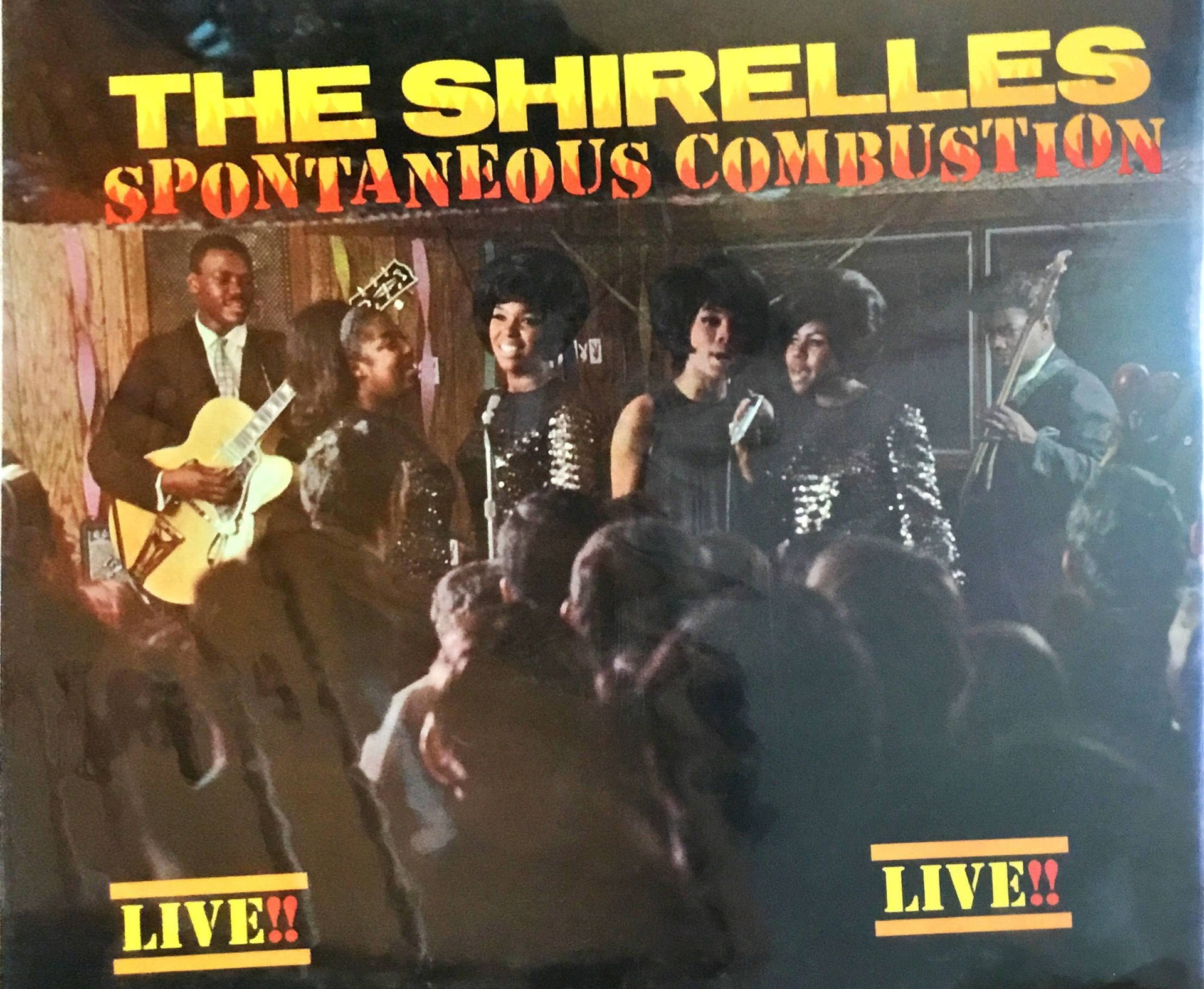 Dasalbumcover Von Spontaneous Combustion Von The Shirelles Als Hintergrundbild Für Den Computer Oder Das Handy. Wallpaper
