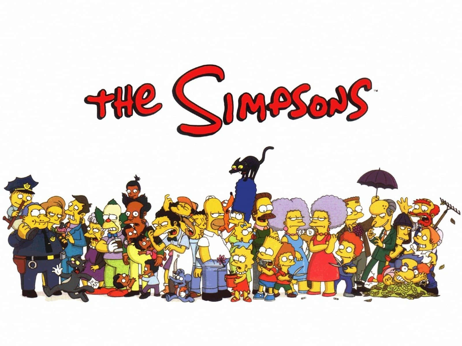 Simpsons1600 X 1200 Bakgrund
