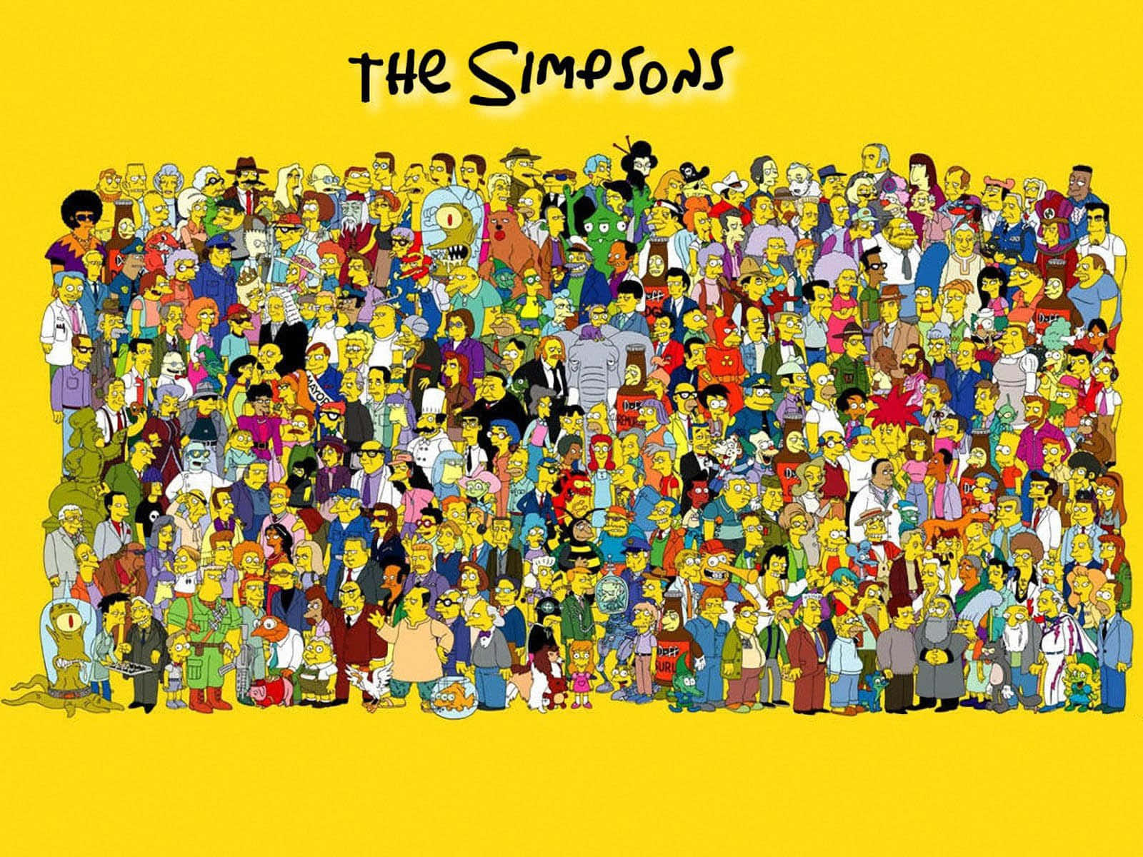 Ofundo Dos Simpsons Em 1600 X 1200
