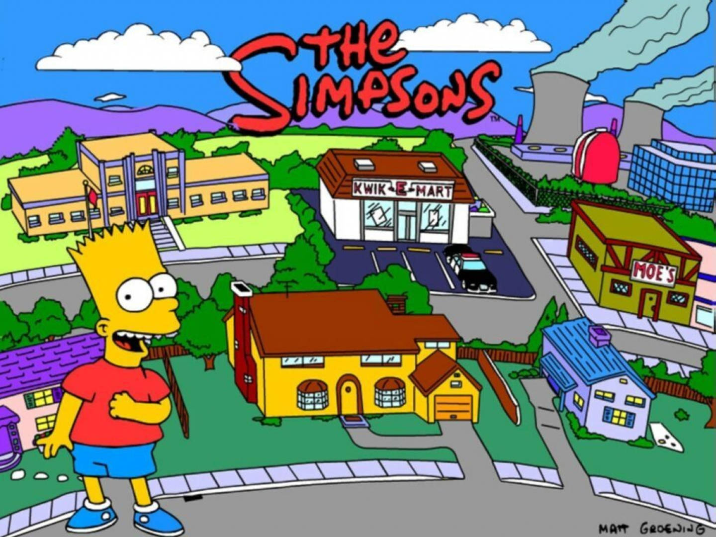Pådin Dator Eller Mobiltelefon Kan Du Välja En Bakgrundsbild Med Bart Simpson Från The Simpsons. Wallpaper
