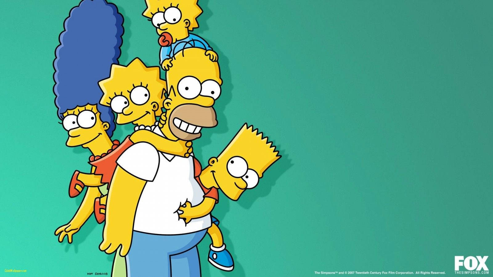 The Simpsons Family Wallpaper