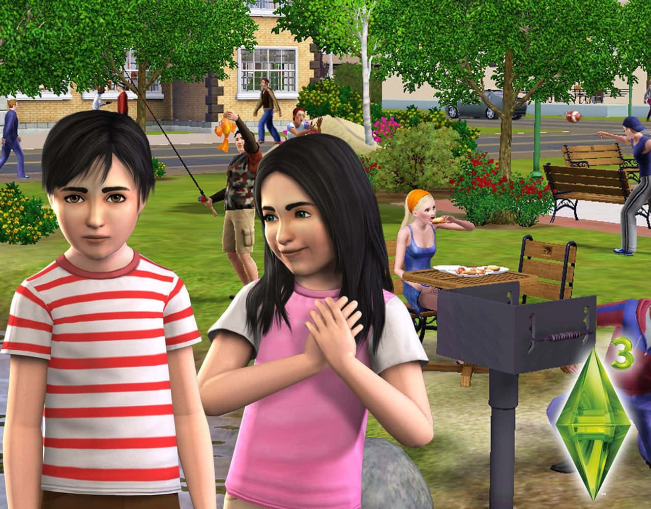 The Sims 3 Children Wallpaper