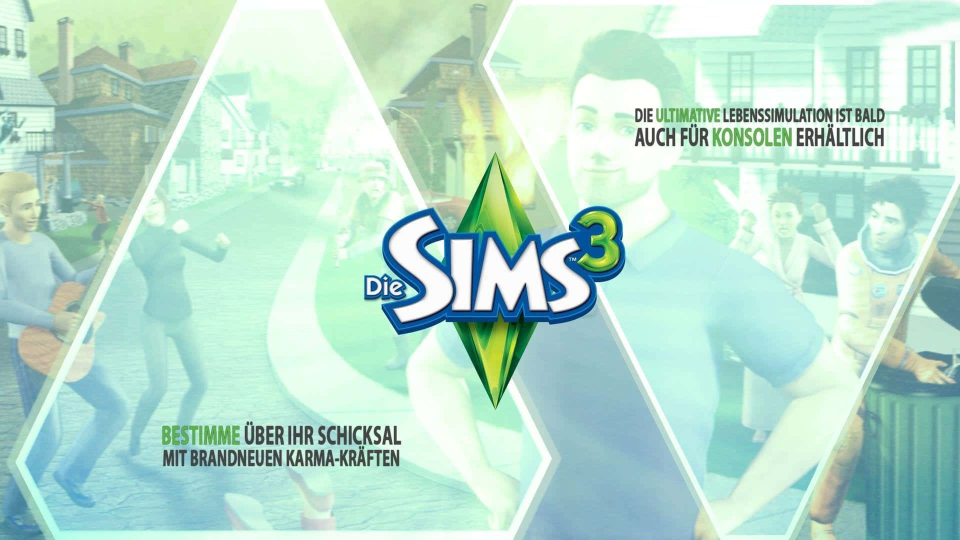 Det Sims 3 - skærmbillede miniaturebillede Wallpaper