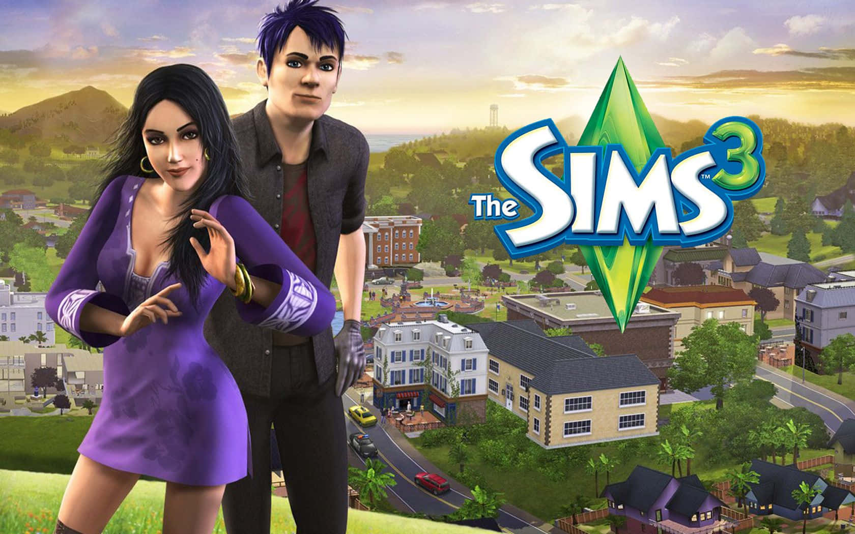 Skapadin Egen Värld Med The Sims 3. Wallpaper