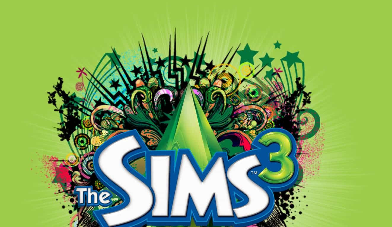 Tapetför Dator Eller Mobil: The Sims 3 Pop Art. Wallpaper
