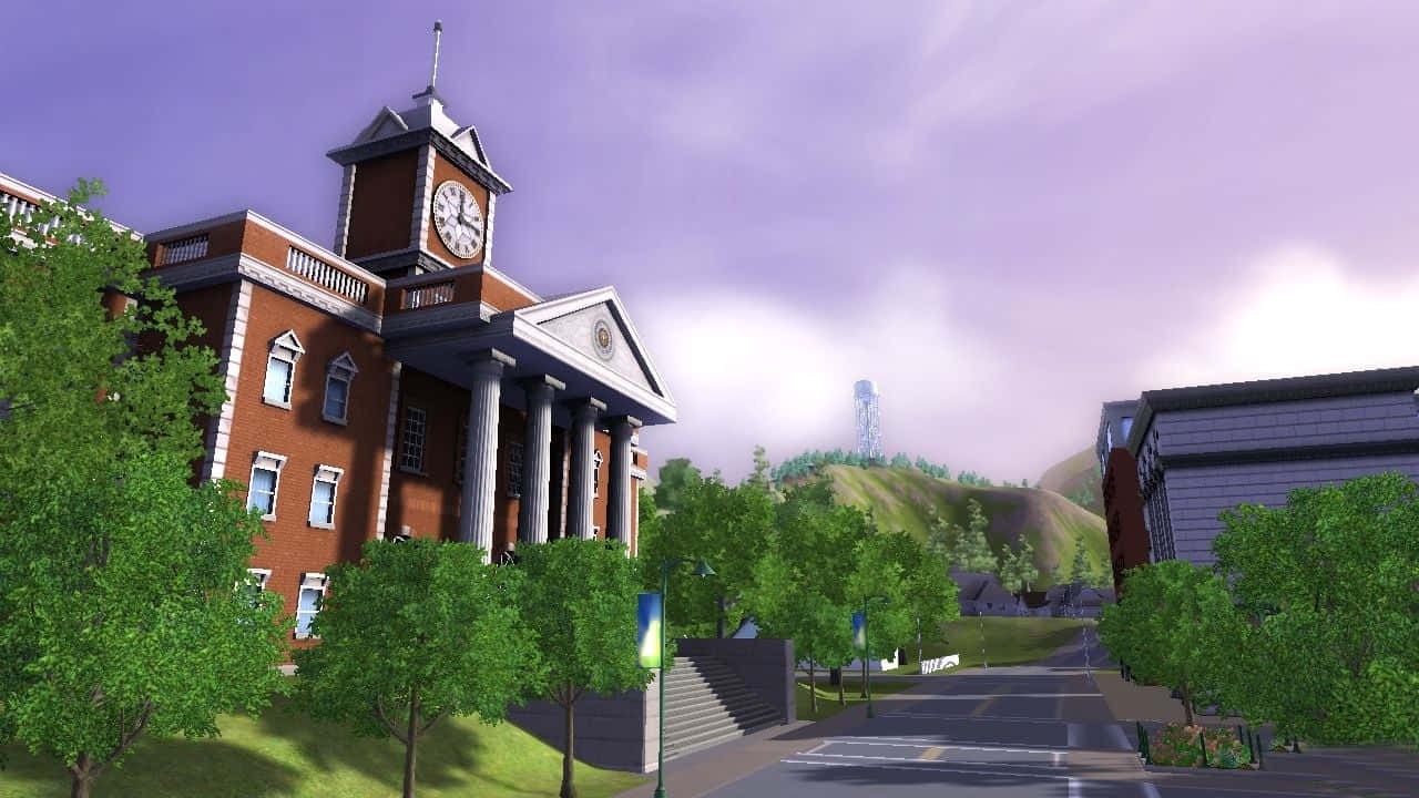 Crieseu Próprio Mundo Único Do The Sims 3. Papel de Parede