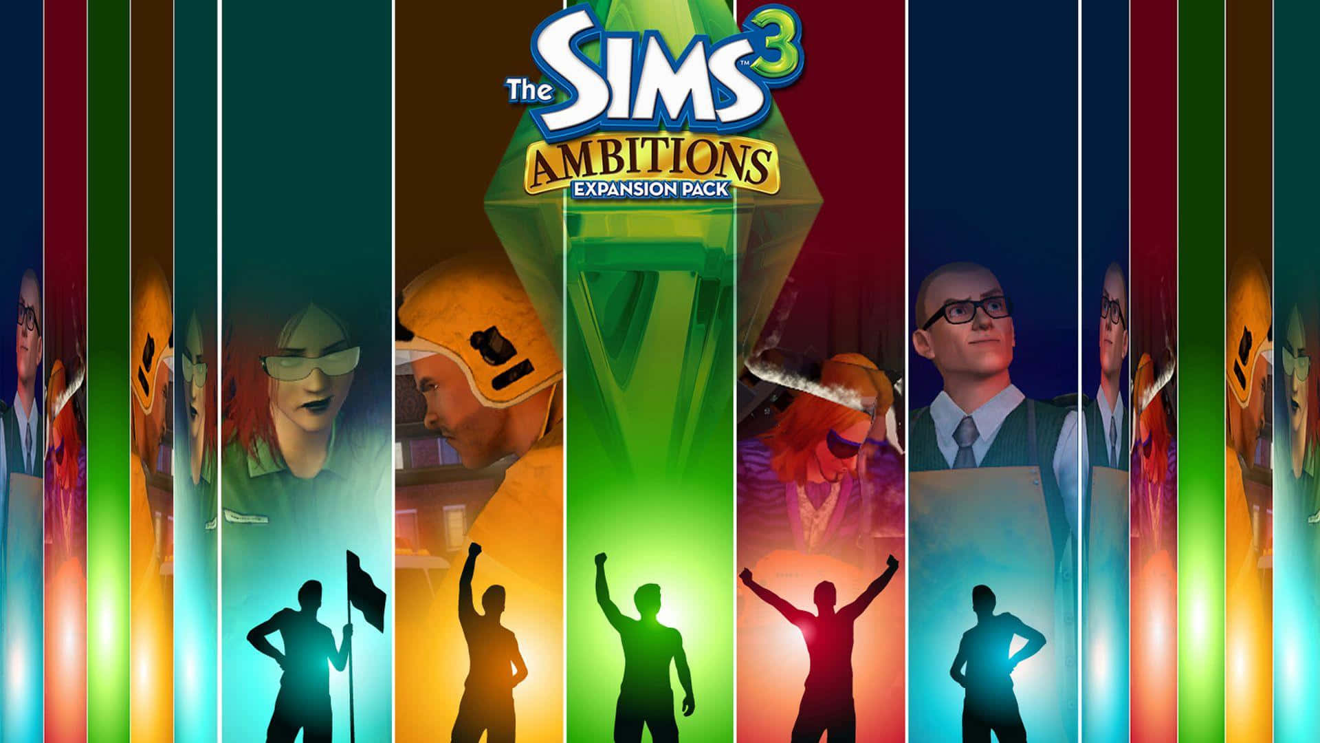 Den Sims 3 auditioner - pc tapeter Wallpaper