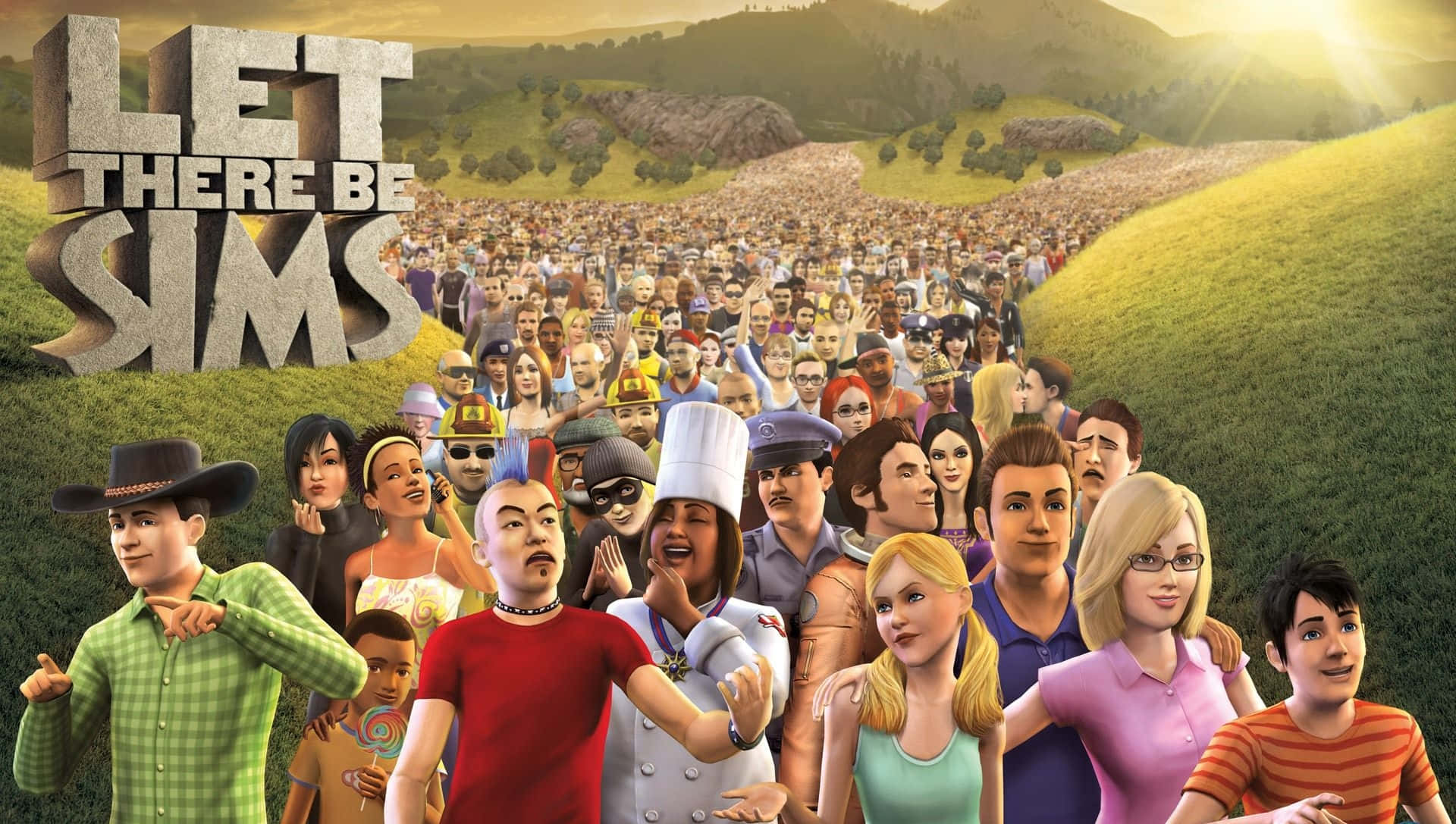 Gestaltedein Eigenes Digitales Leben Mit Die Sims 3. Wallpaper