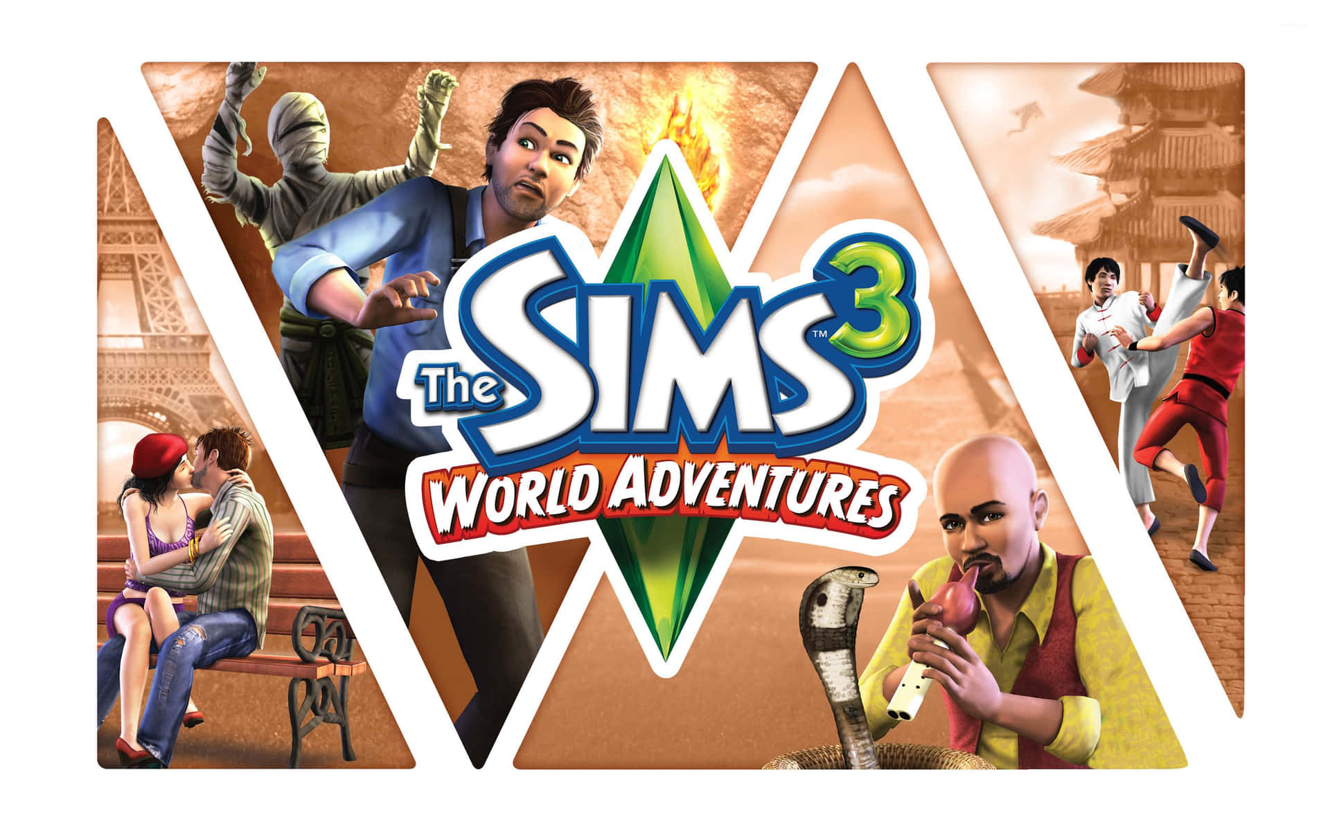 The Sims 3 World Adventures Tapet Wallpaper
