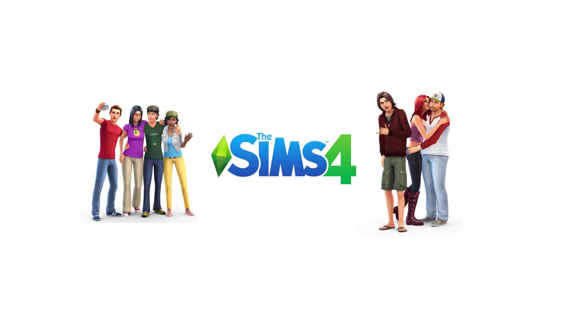 The Sims 4 Creative Wall Art Wallpaper