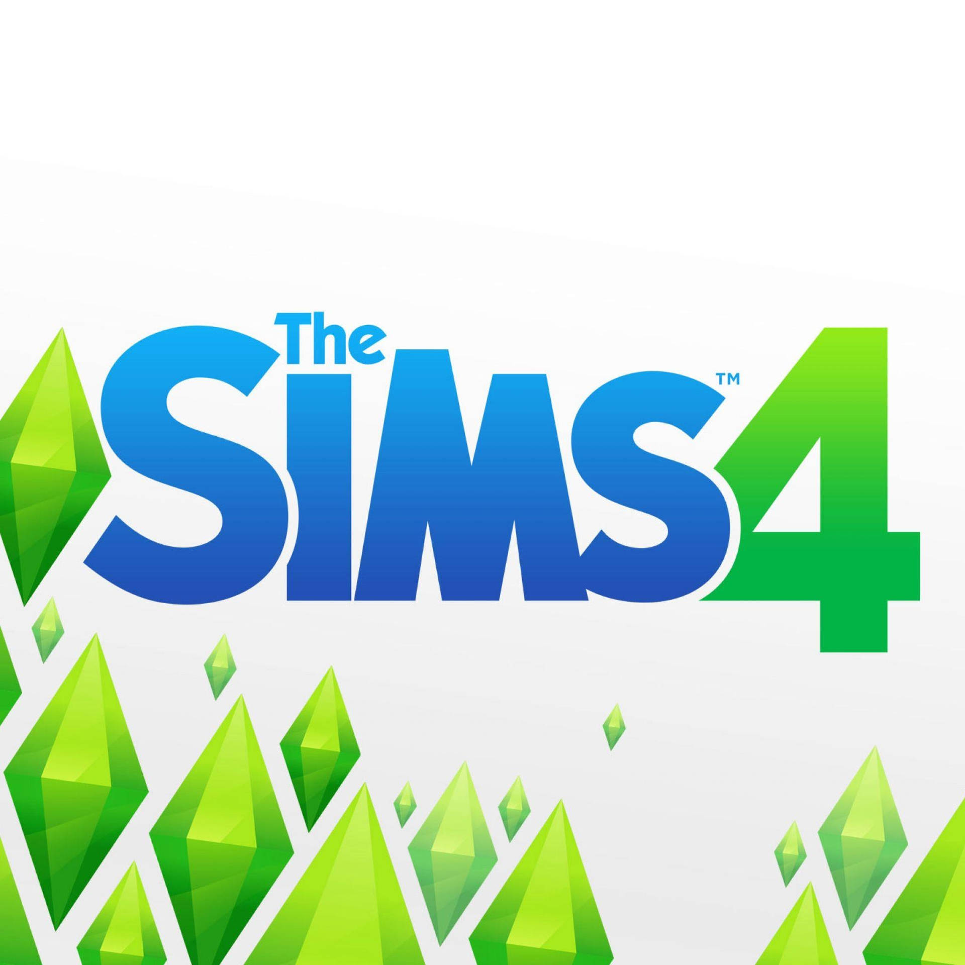 Logo-tapet til The Sims 4 Wallpaper