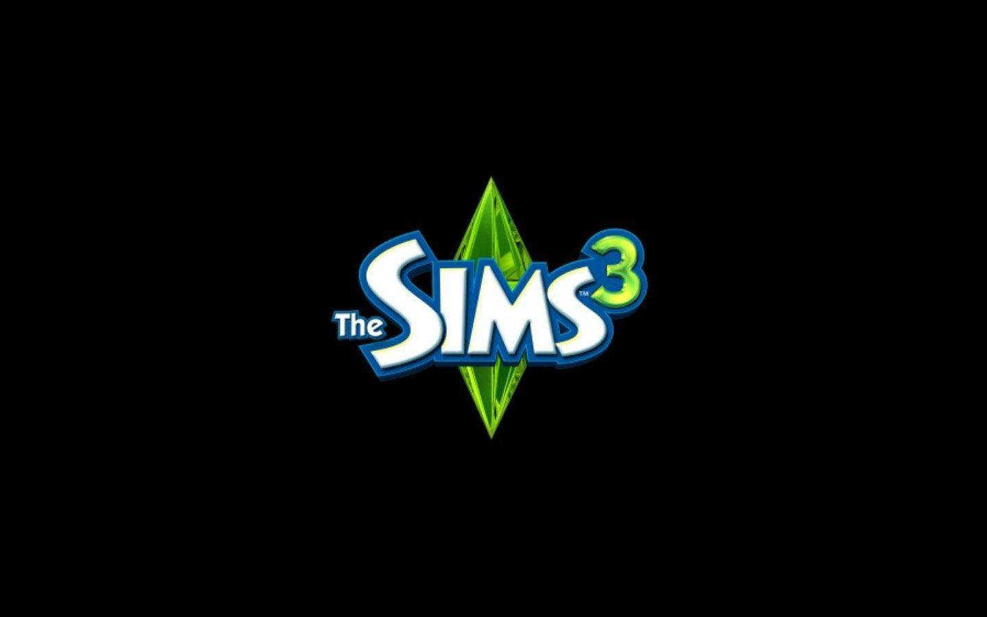 The Sims On Black Wallpaper