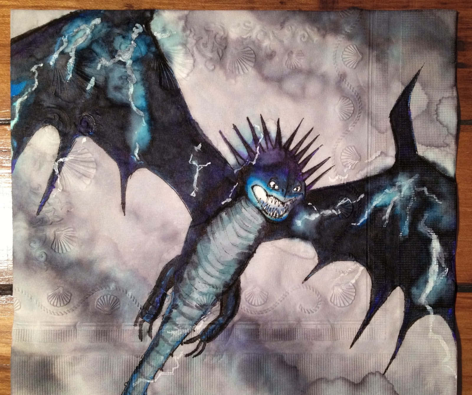 The Skrill From Dragons Riders Of Berk Wallpaper