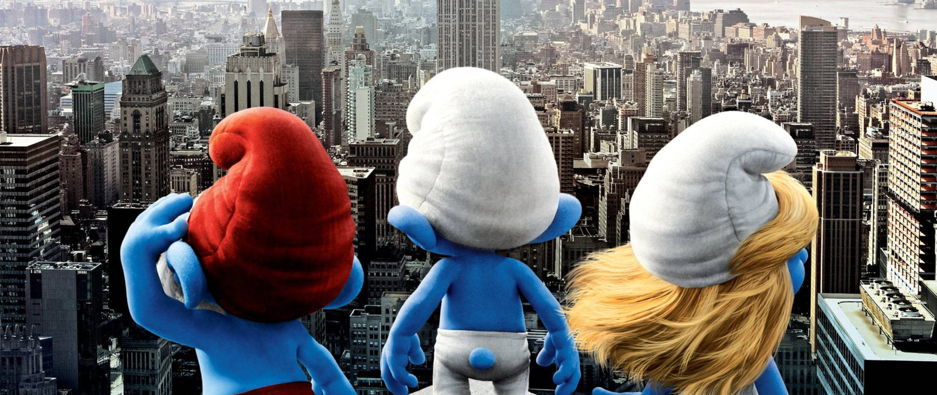 The Smurfs City View Background