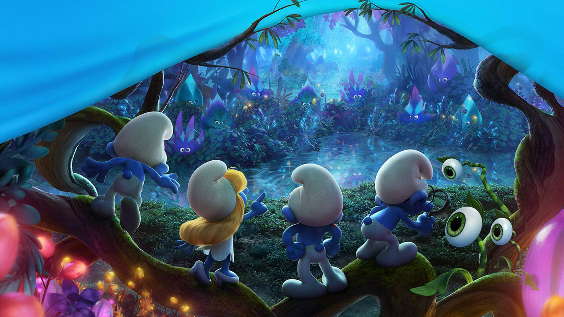 The Smurfs Magical Lost Village Wallpaper